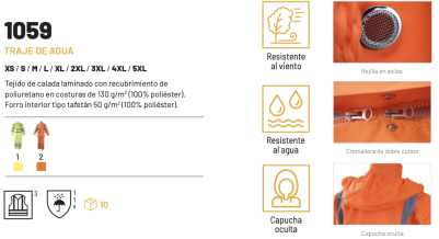 Traje de agua