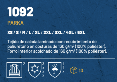 Parka combinada