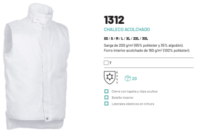 Chaleco acolchado (mod.Skadi)