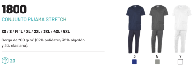 Conjunto pijama stretch