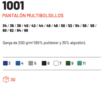 Pantalón multibolsillos