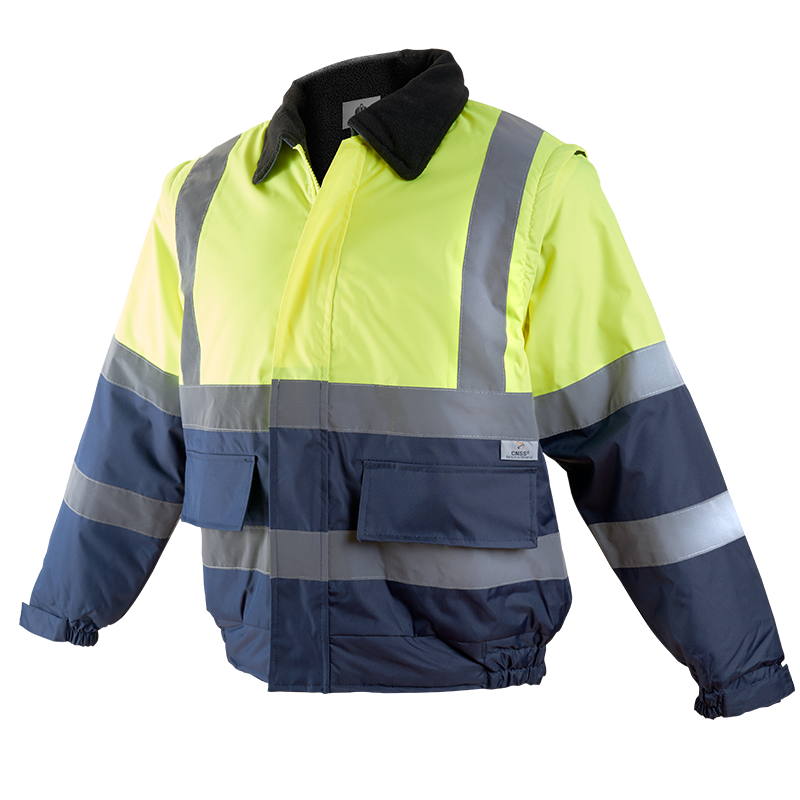 Chaqueta bomber combinada