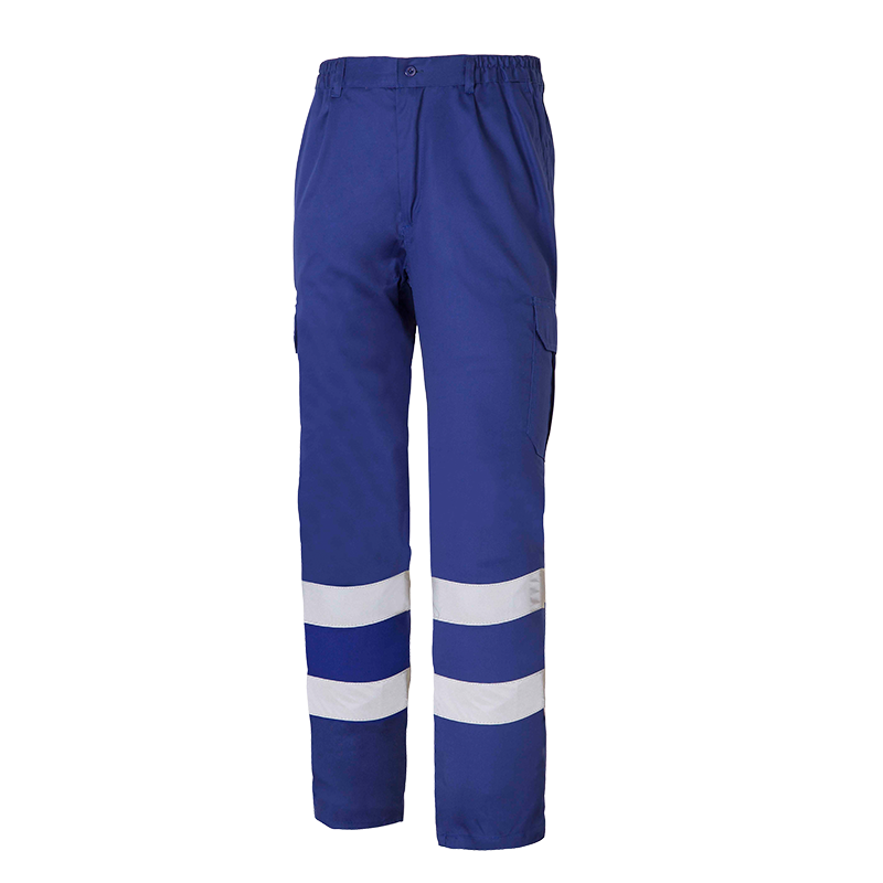 Pantalón multibolsillos con 2 bandas reflectantes